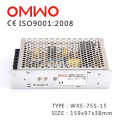 Fuente de alimentación de CA / CC Fuente de alimentación de modo de conmutación Wxe-75s-24